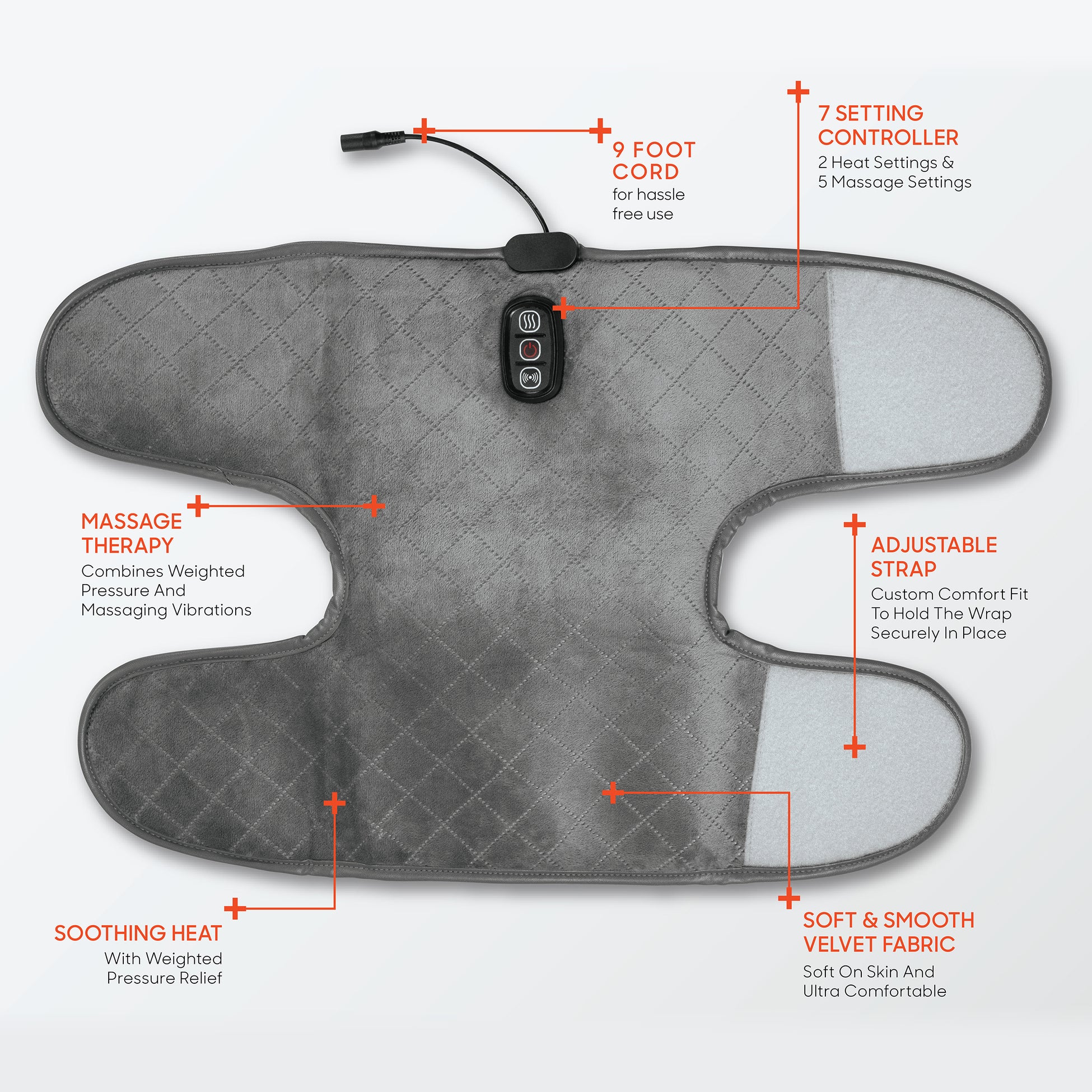 Calming Heat Store Calming Heat Knee Wrap 10 Settings