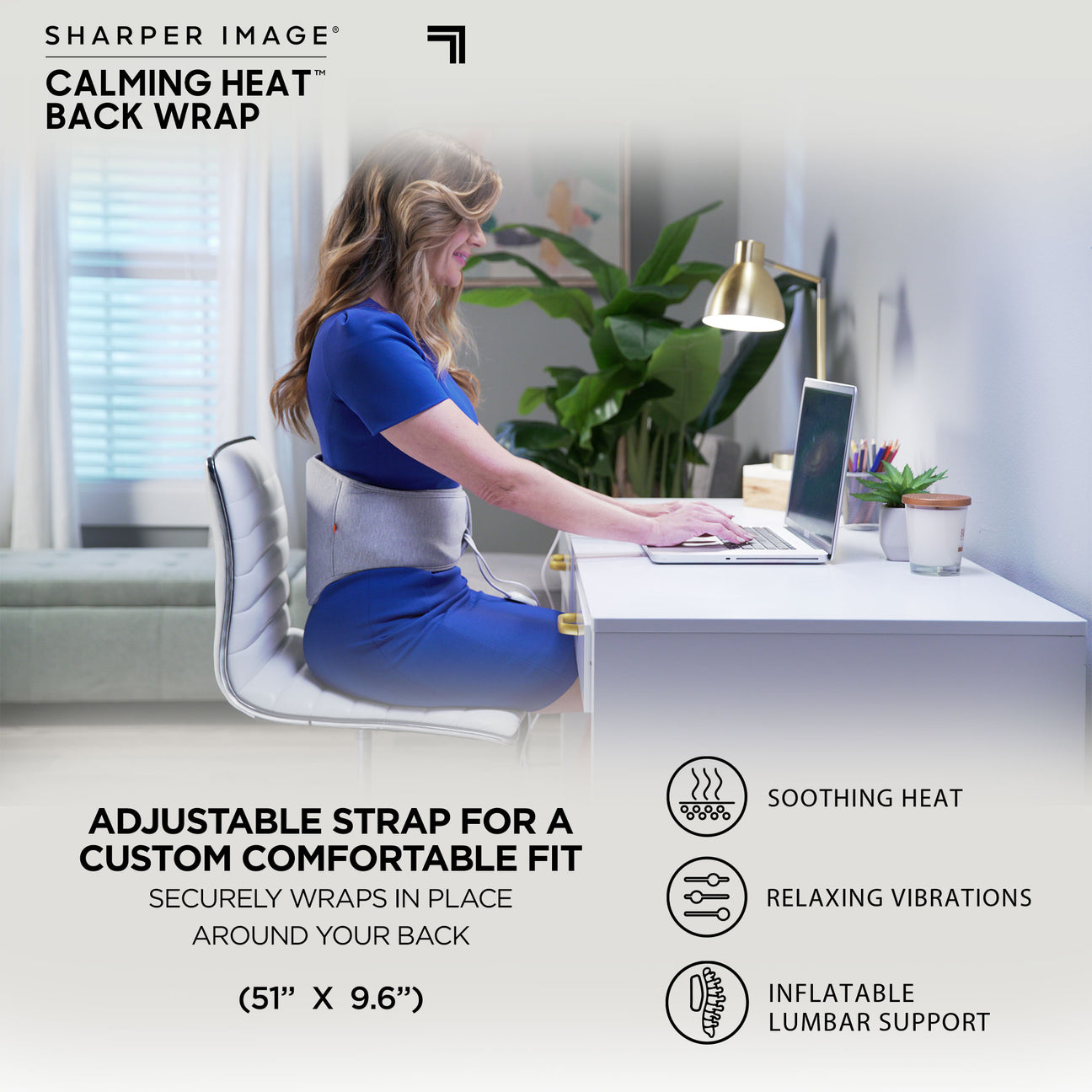 Calming Heat Store Calming Heat Back Wrap 9 Settings