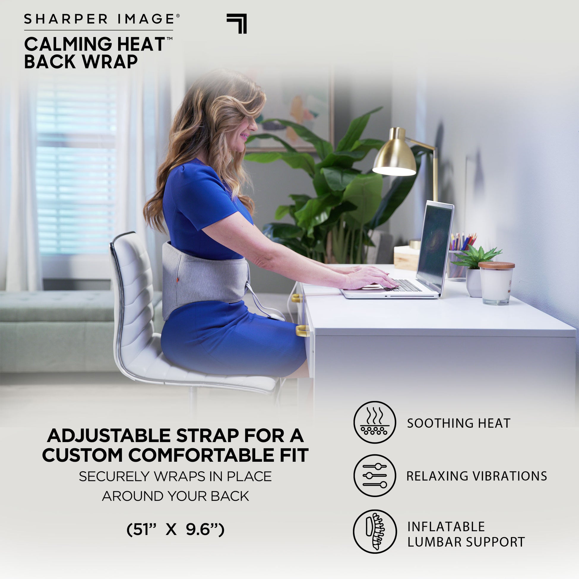 Calming Heat Store Calming Heat Back Wrap 9 Settings